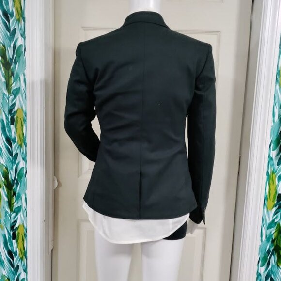 Babaton Atelier Long Sleeve Notch Lapel Single Breasted Blazer Black Women's XS - Picture 5 of 16